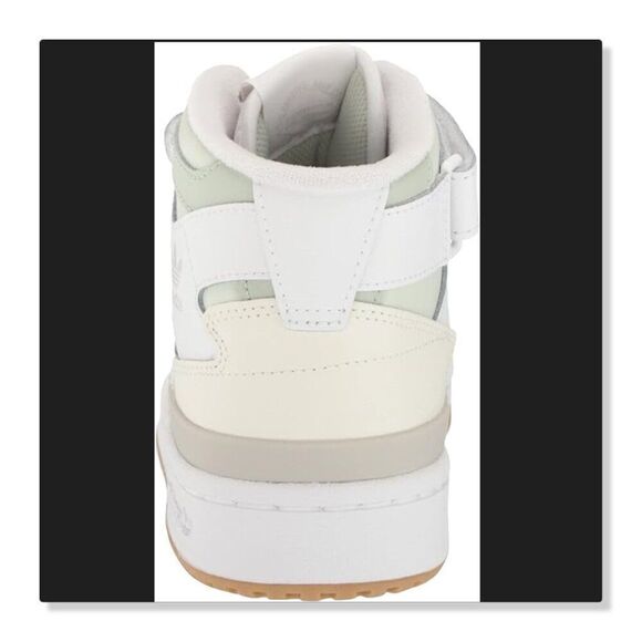 ✨ ADIDAS ✨ Forum Mid Sneaker in White/ Linen Green - [Women's size 5] - Picture 4 of 16